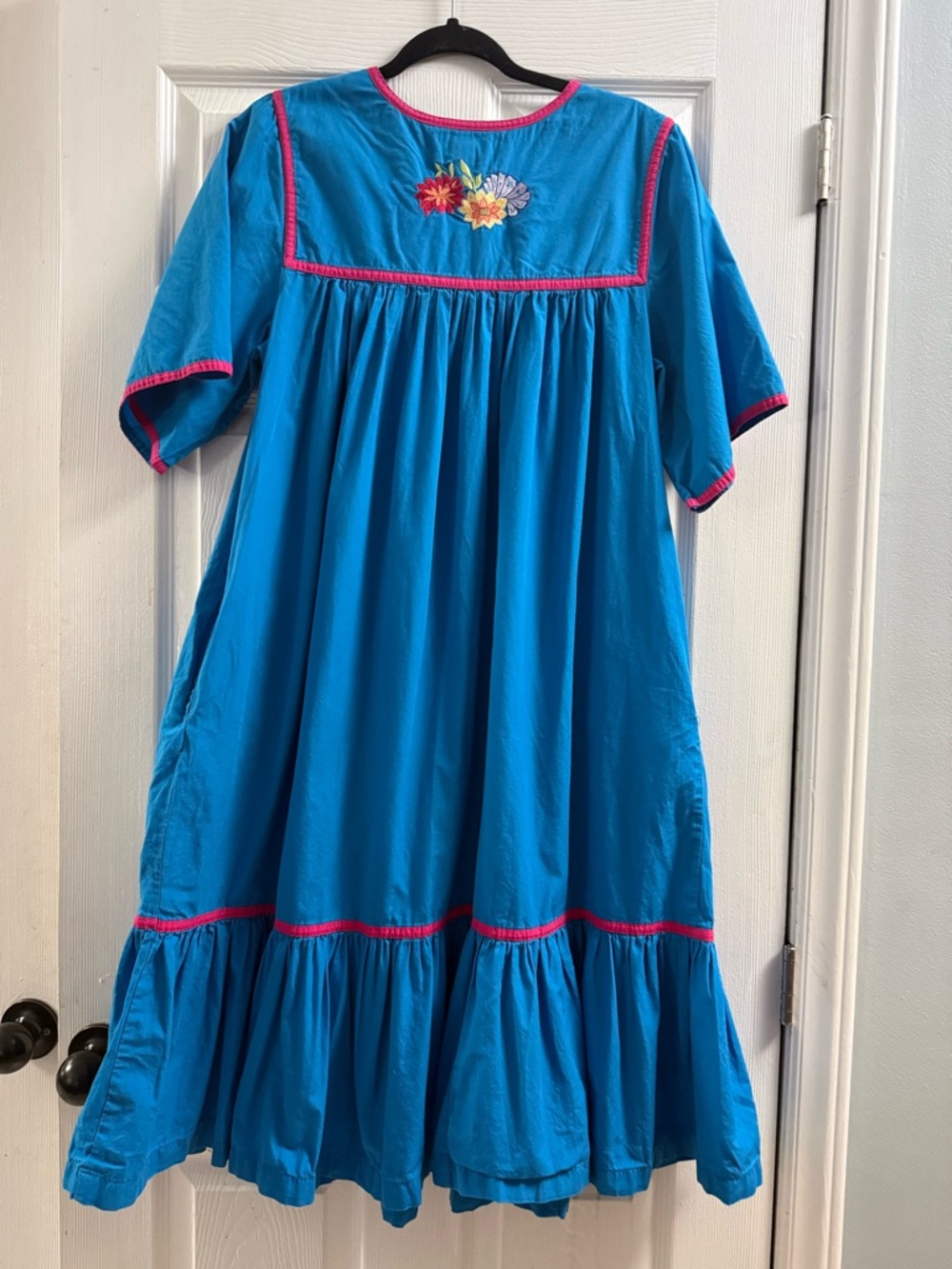 Vintage Bechamel doll-like embroidered dress size medium - Picture 7 of 13